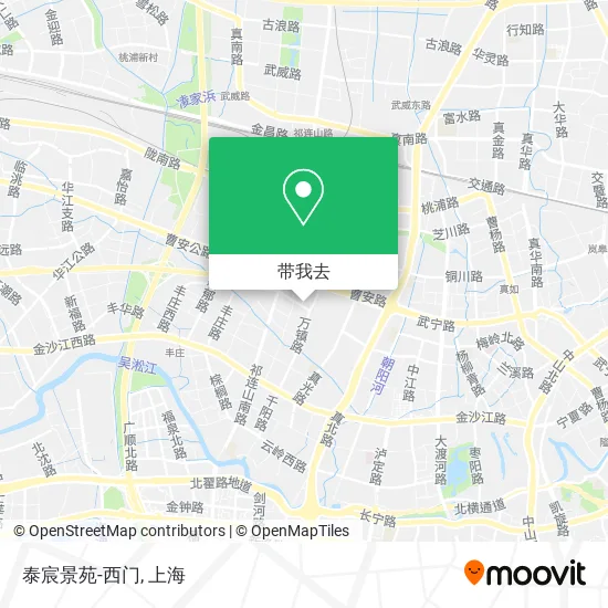 泰宸景苑-西门地图