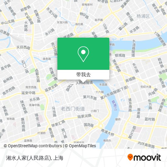 湘水人家(人民路店)地图