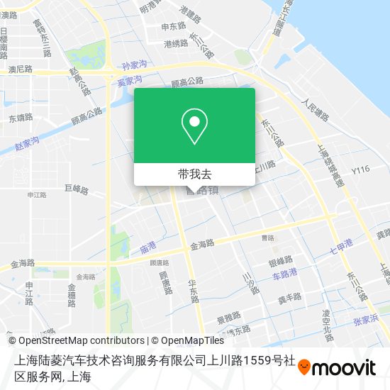 上海陆菱汽车技术咨询服务有限公司上川路1559号社区服务网地图