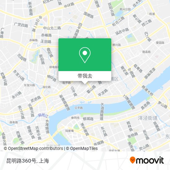 昆明路360号地图