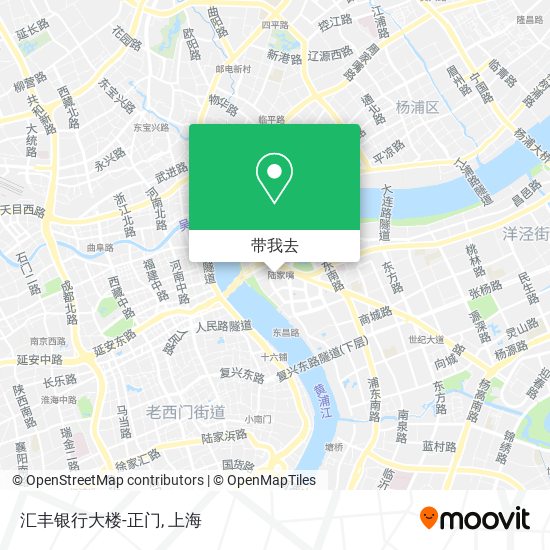 汇丰银行大楼-正门地图