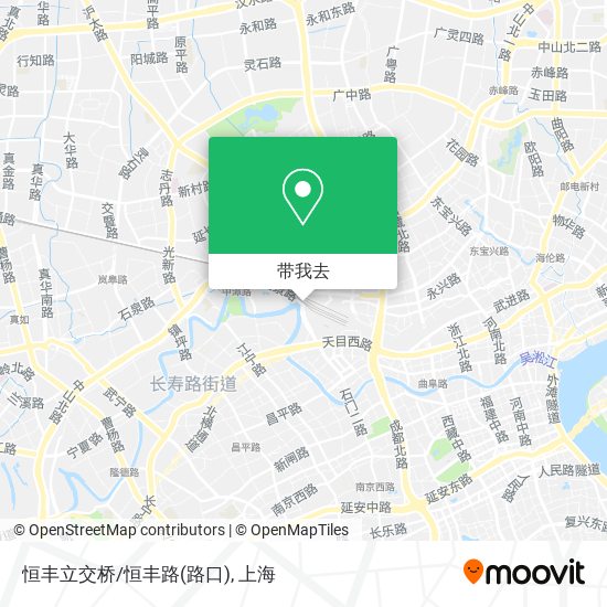 恒丰立交桥/恒丰路(路口)地图