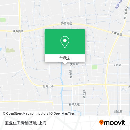 宝业住工青浦基地地图