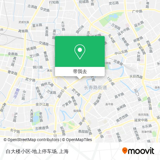 白大楼小区-地上停车场地图