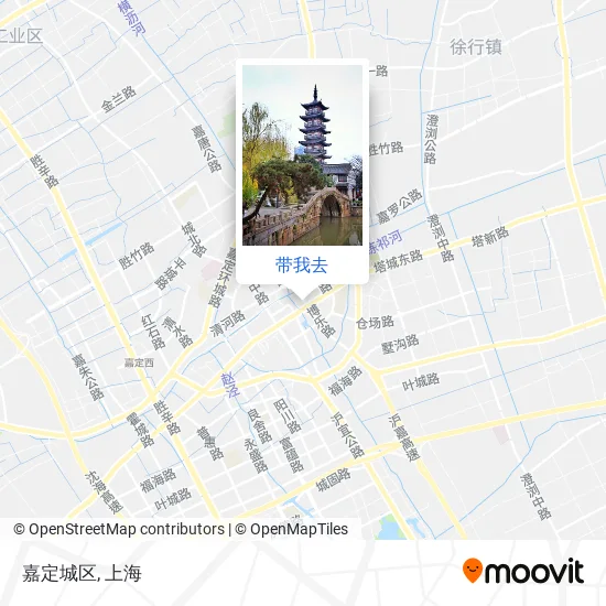 嘉定城区地图