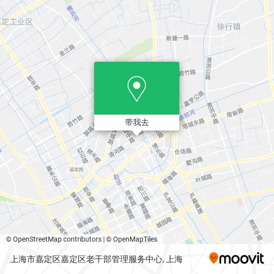 上海市嘉定区嘉定区老干部管理服务中心地图