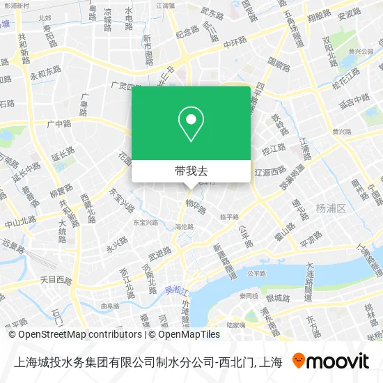 上海城投水务集团有限公司制水分公司-西北门地图