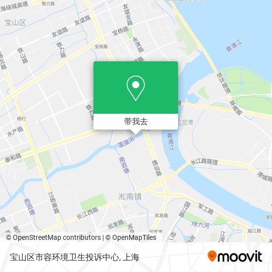 宝山区市容环境卫生投诉中心地图