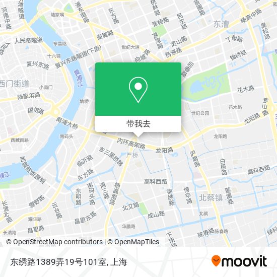 东绣路1389弄19号101室地图
