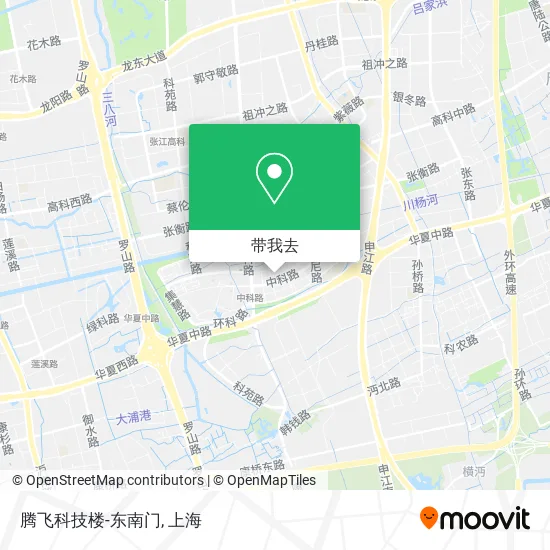 腾飞科技楼-东南门地图