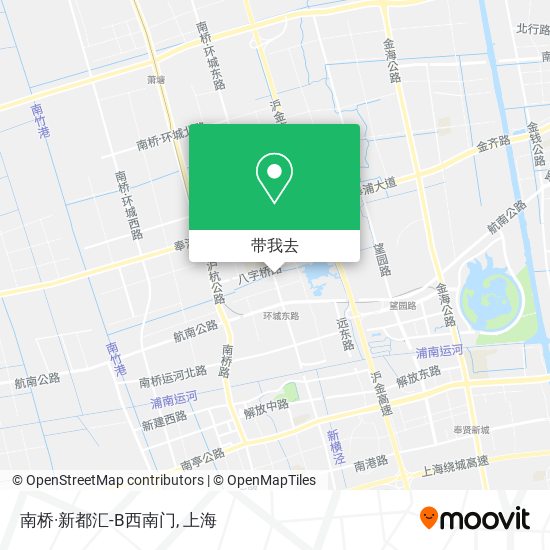 南桥·新都汇-B西南门地图