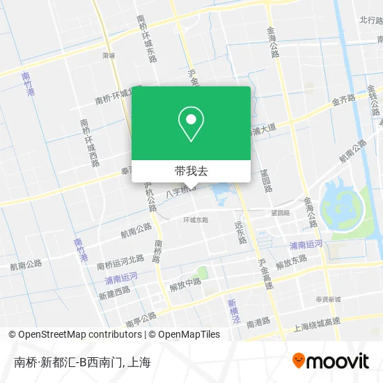 南桥·新都汇-B西南门地图