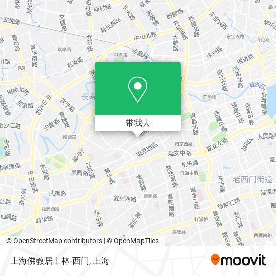 上海佛教居士林-西门地图