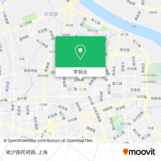 淞沪路民府路地图
