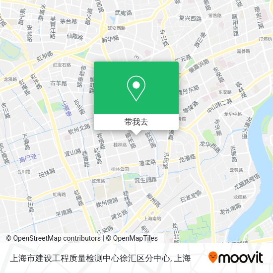 上海市建设工程质量检测中心徐汇区分中心地图