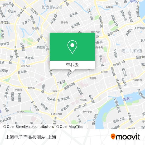 上海电子产品检测站地图