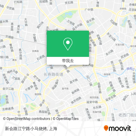 新会路江宁路小马烧烤地图
