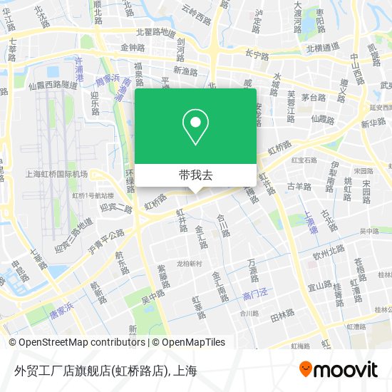 外贸工厂店旗舰店(虹桥路店)地图