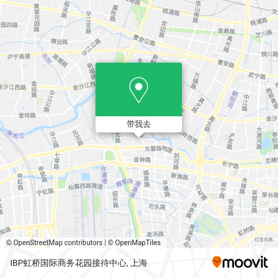 IBP虹桥国际商务花园接待中心地图