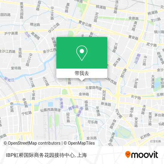 IBP虹桥国际商务花园接待中心地图