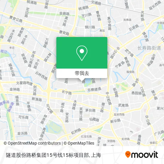 隧道股份路桥集团15号线15标项目部地图