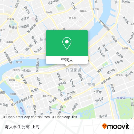 海大学生公寓地图