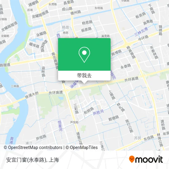 安宜门窗(永泰路)地图