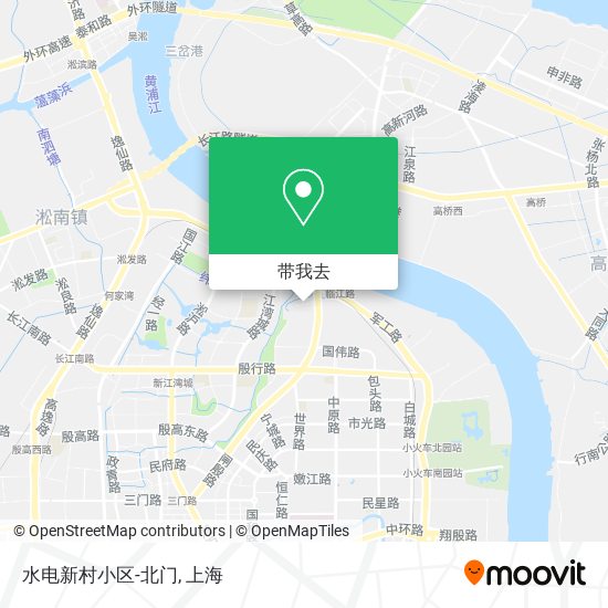 水电新村小区-北门地图