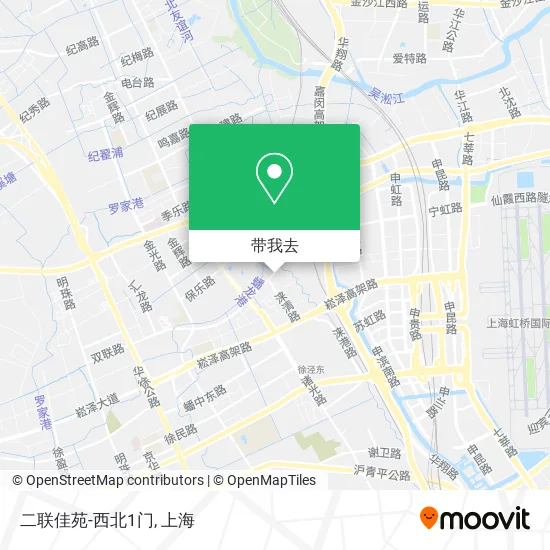 二联佳苑-西北1门地图