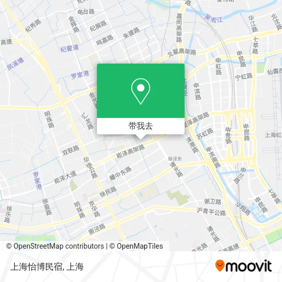 上海怡博民宿地图
