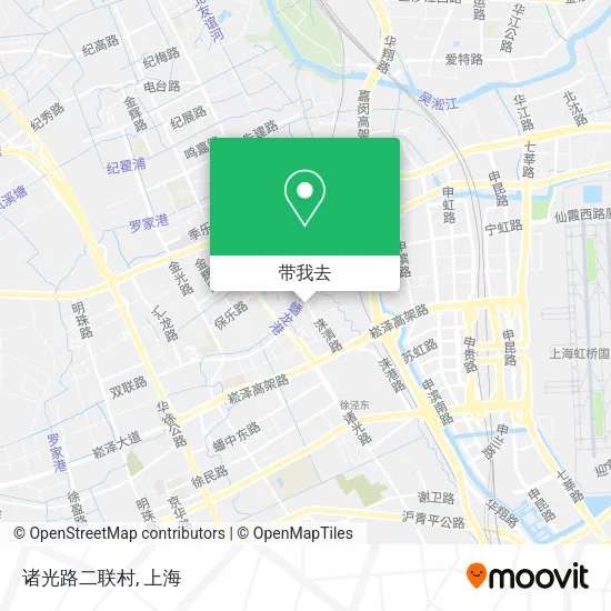 诸光路二联村地图