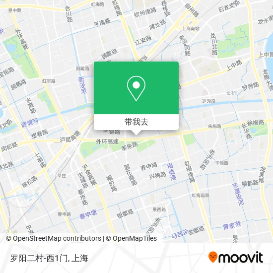 罗阳二村-西1门地图