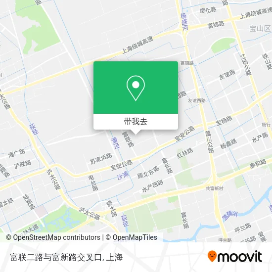富联二路与富新路交叉口地图