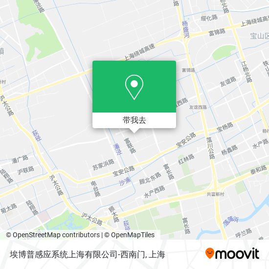 埃博普感应系统上海有限公司-西南门地图