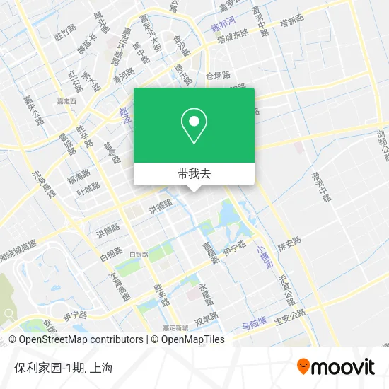 保利家园-1期地图