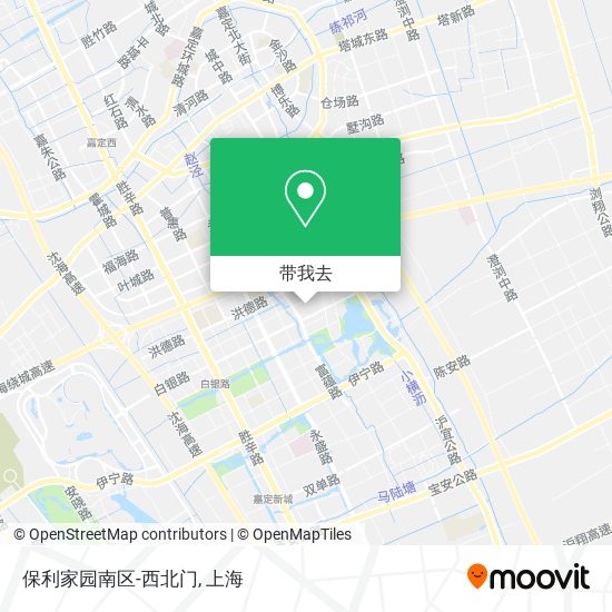 保利家园南区-西北门地图
