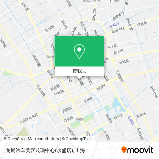 龙腾汽车美容装璜中心(永盛店)地图