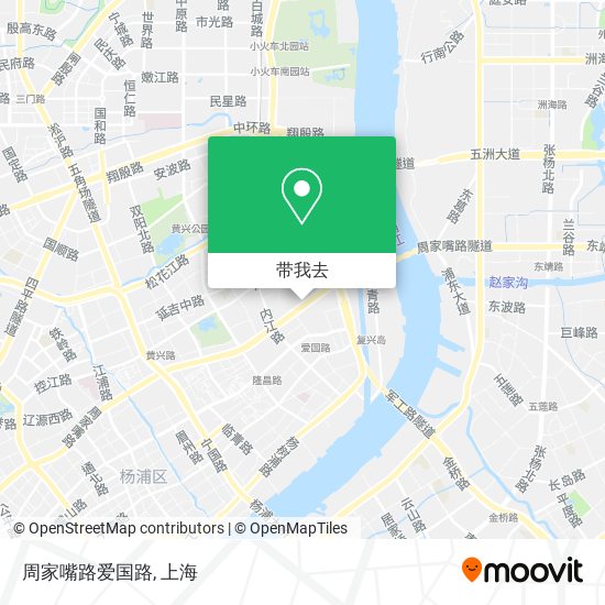 周家嘴路爱国路地图