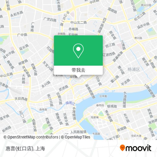 惠普(虹口店)地图