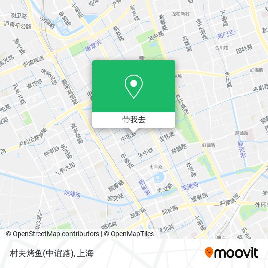村夫烤鱼(中谊路)地图