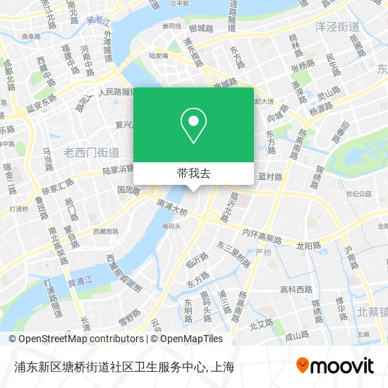 浦东新区塘桥街道社区卫生服务中心地图