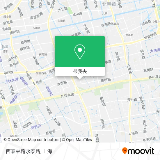 西泰林路永泰路地图