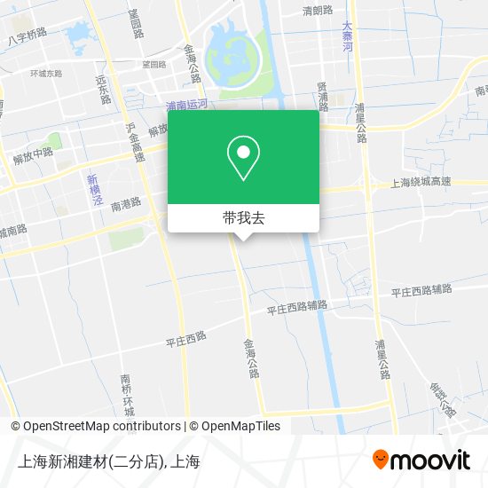 上海新湘建材(二分店)地图