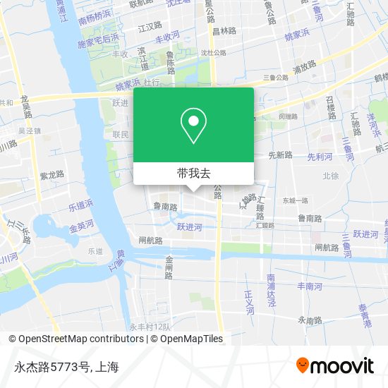 永杰路5773号地图