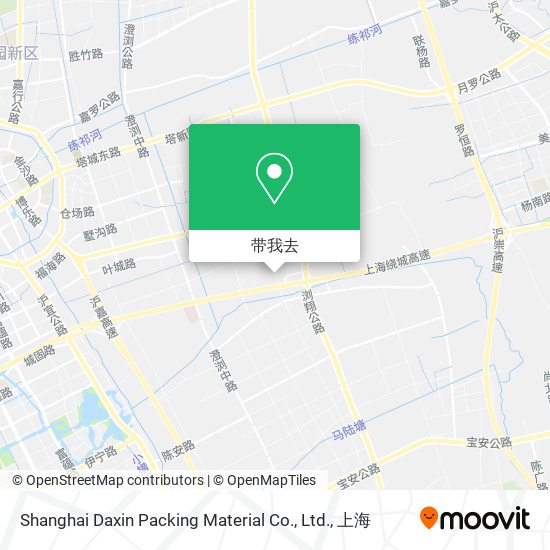 Shanghai Daxin Packing Material Co., Ltd.地图