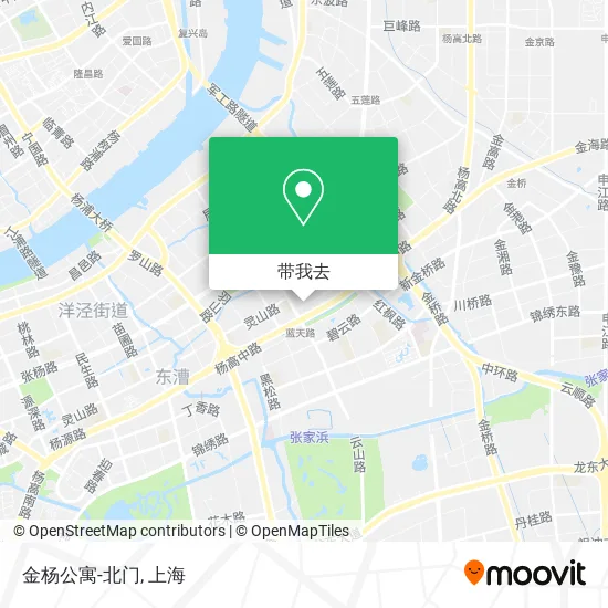 金杨公寓-北门地图
