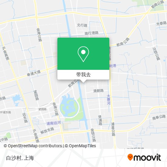 白沙村地图