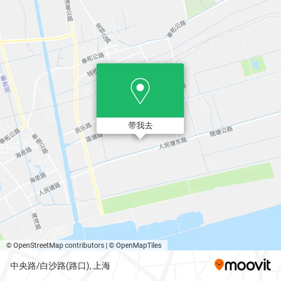 中央路/白沙路(路口)地图