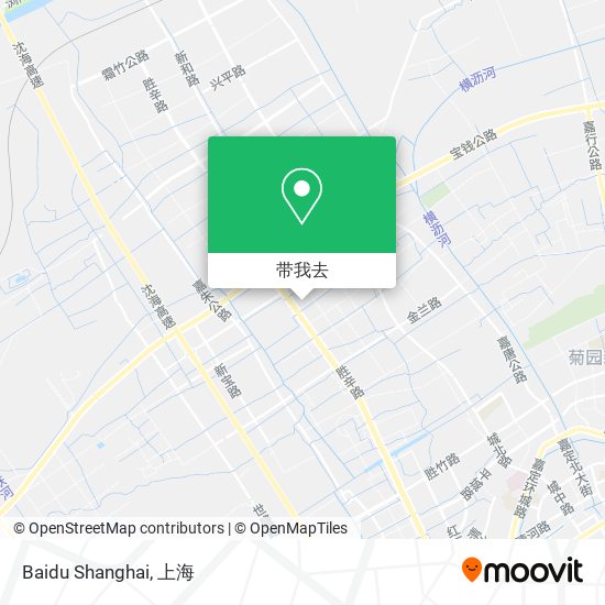 Baidu Shanghai地图