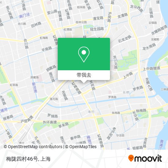 梅陇四村46号地图